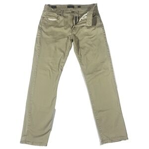 Lucky Brand 121 Slim Straight Khaki Pants Mens 33x32 **See Pics**